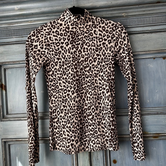 Sezane Felix Leopard Jumper Size S NWT - Picture 5 of 9